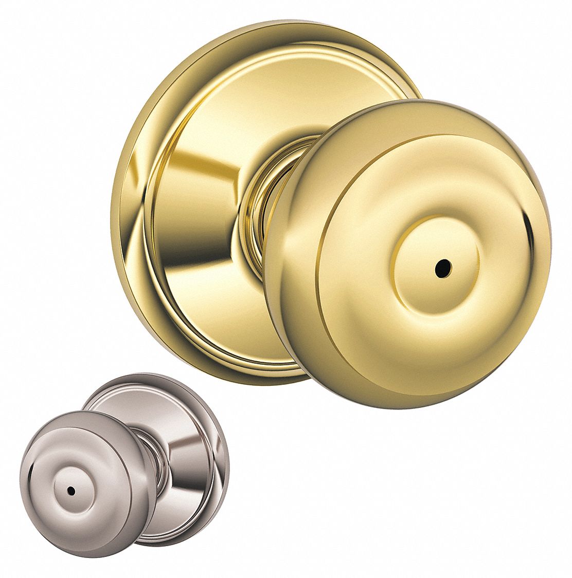 SCHLAGE RESIDENTIAL, 2, Knob Lockset 457G84F40 GEO 605X625
