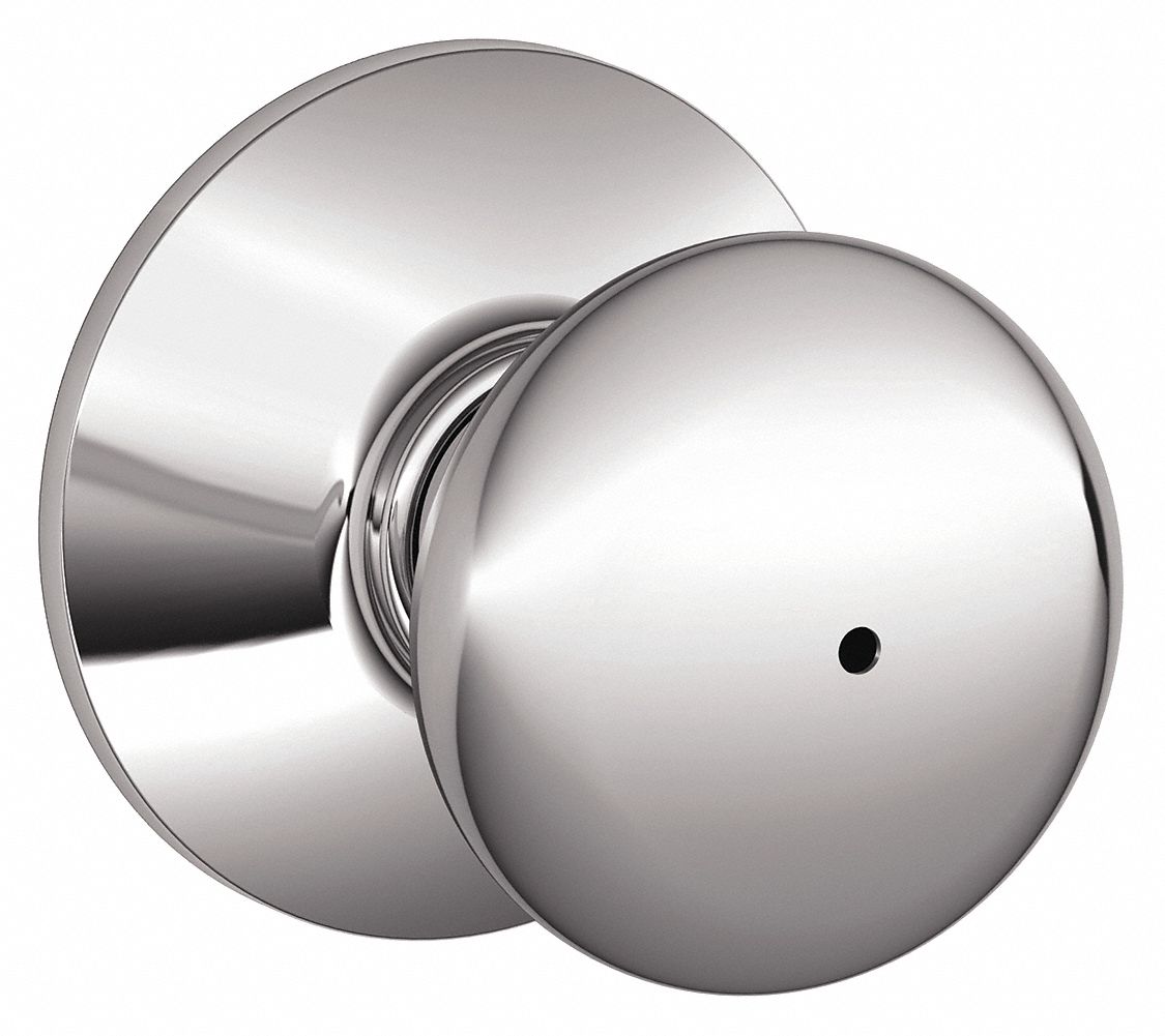 Door Lockset: Privacy Knob Locksets, Chrome