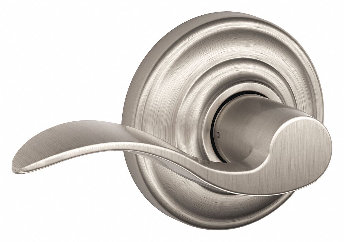Door Lockset: Passage Lever Locksets, Nickel