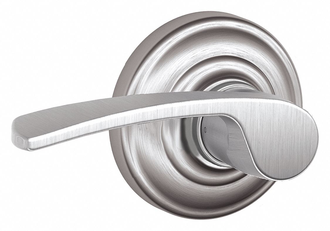 Door Lockset: Passage Lever Locksets, Chrome