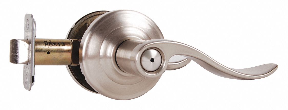 Door Lockset: Privacy Lever Locksets, Nickel