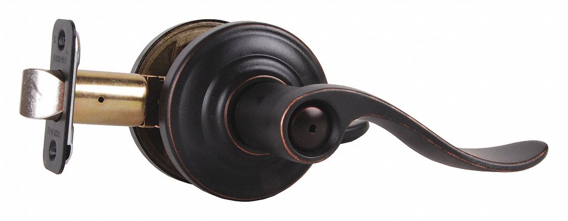 Door Lockset: Privacy Lever Locksets, Bronze