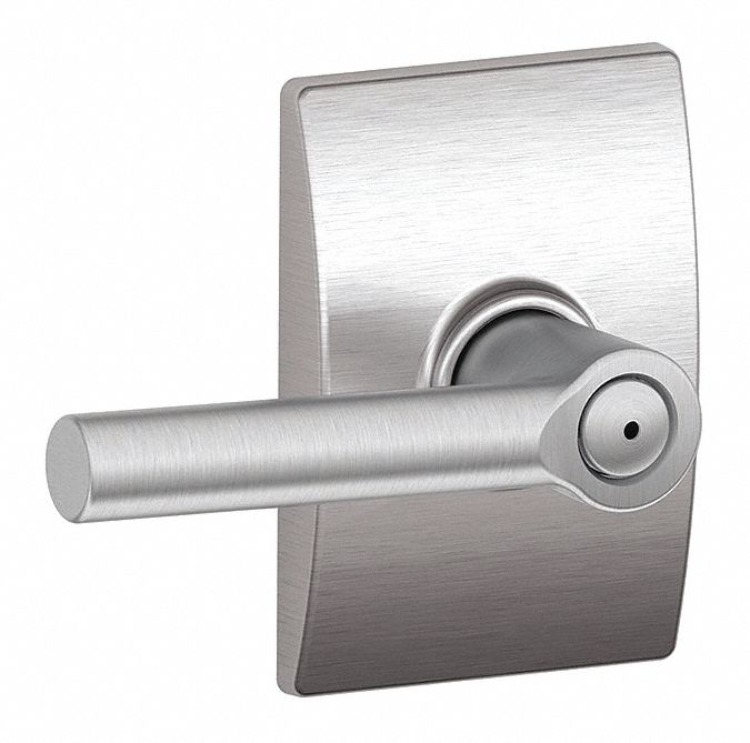 Door Lockset: Privacy Lever Locksets, Chrome