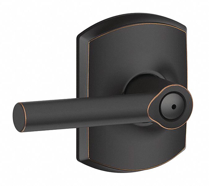 Door Lockset: Privacy Lever Locksets, Bronze