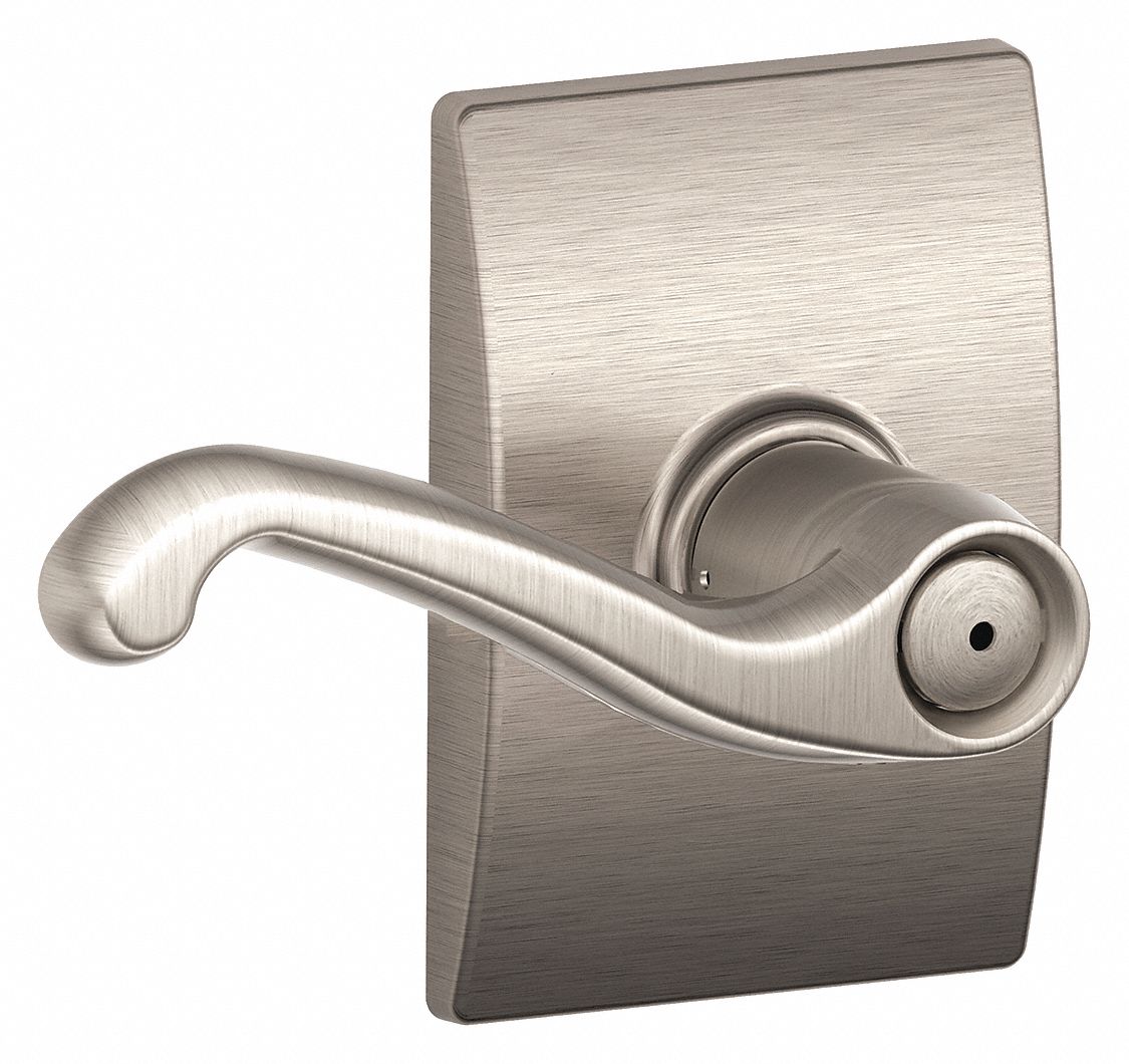 Door Lockset: Privacy Lever Locksets, Nickel