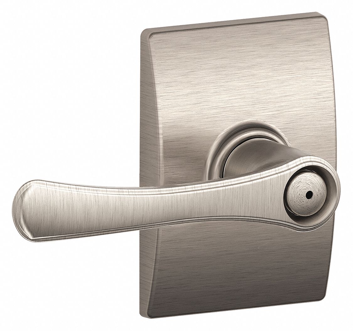 Door Lockset: Privacy Lever Locksets, Nickel