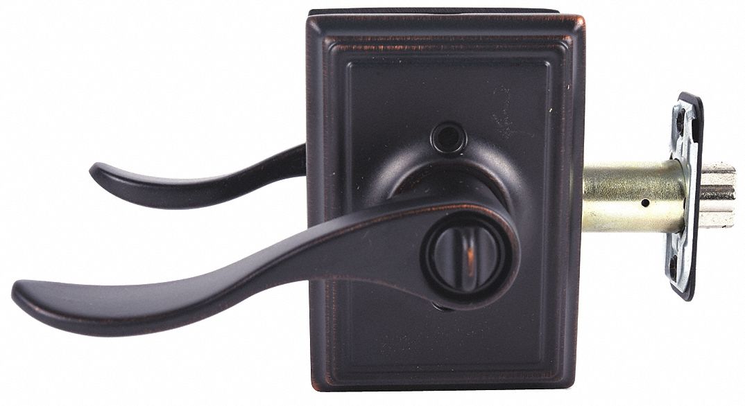 Door Lockset: Office Lever Locksets, Bronze