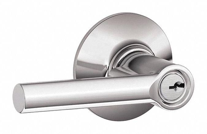 Door Lockset: Office Lever Locksets, Chrome