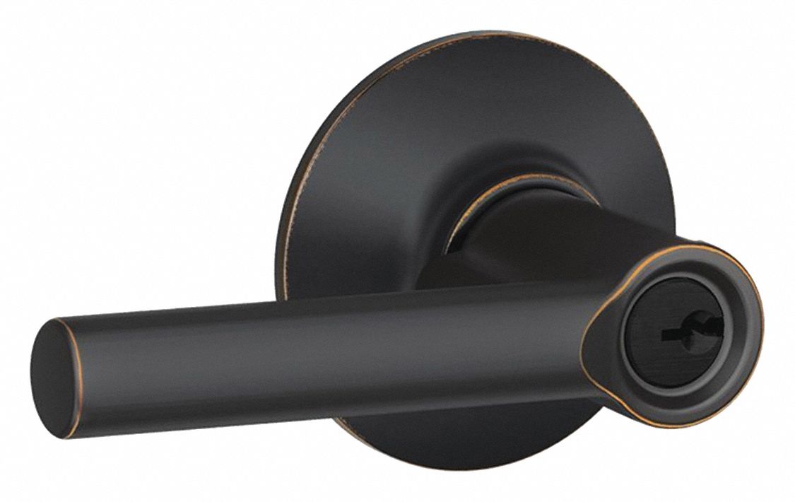 Door Lockset: Office Lever Locksets, Bronze