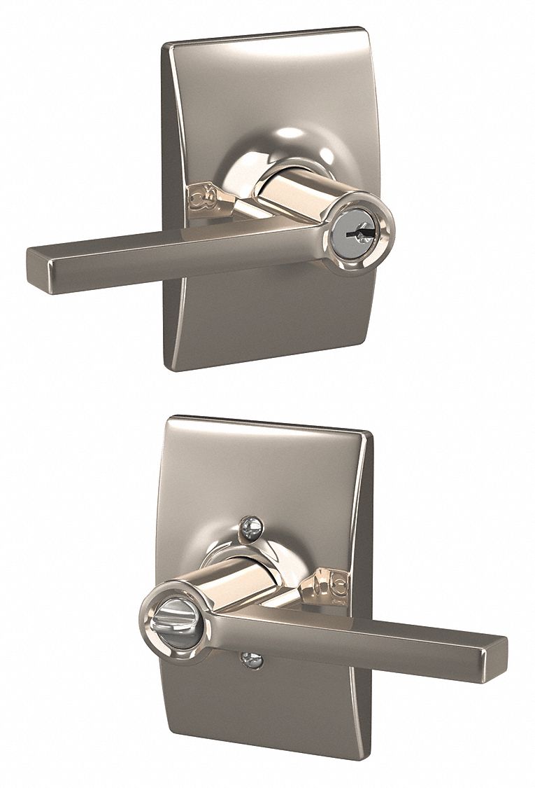 SCHLAGE RESIDENTIAL, 2, Latitude/Century, Door Lever Lockset 457K41