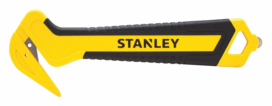 STANLEY, 6 3/4 in Overall Lg, Rubberized, Safety Cutter - 458J58 ...