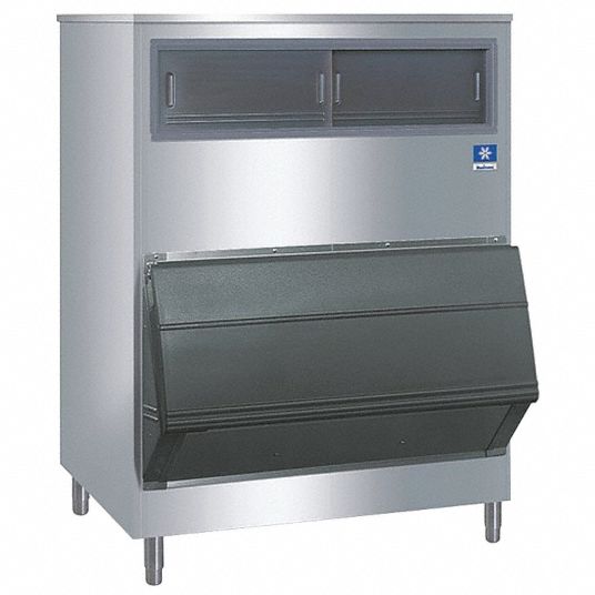 Flip Up, Stainless Steel, Ice Storage Bin 458K75F1300 Grainger