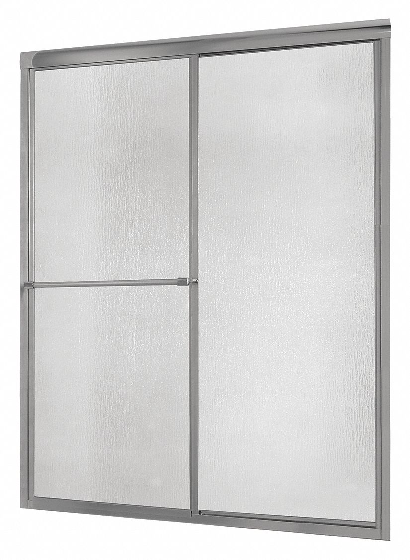 Foremost Shower Door Foremost 70 In Overall Ht Rain Tempered Glass 5 32 In Glass Thick 40 In To 44 In Wd 458n45 Tdss4470 Rn Sv Grainger