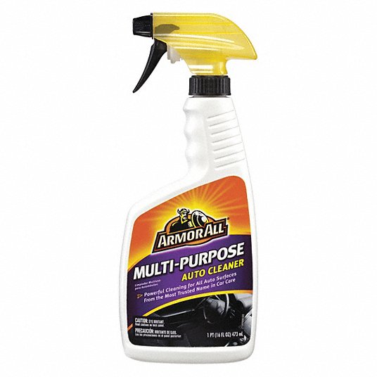 Automotive Cleaner: Spray Bottle, Clear, Clear, Liquid, 16 oz Container Size