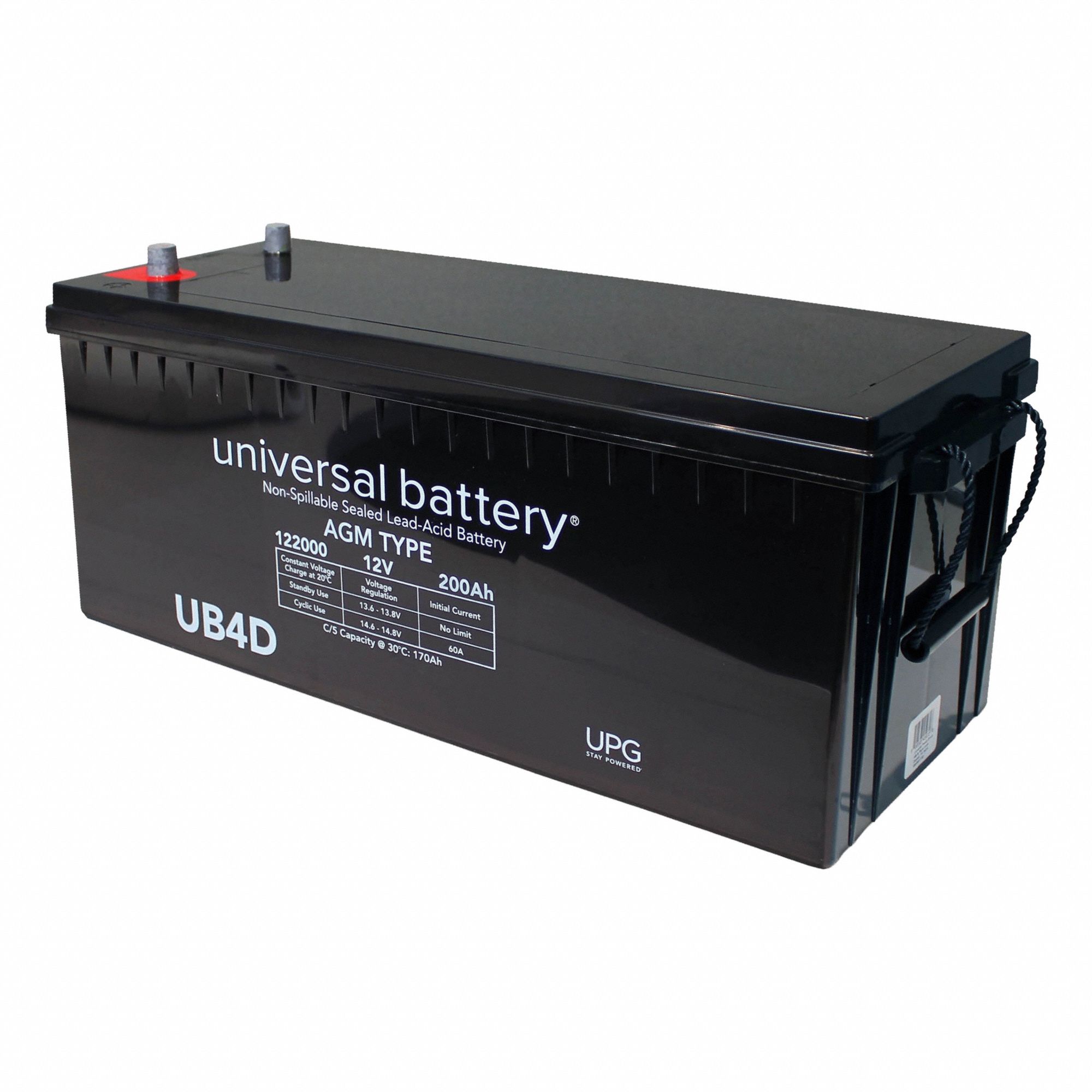 12V 200Ah Auto Post Group 4D Battery