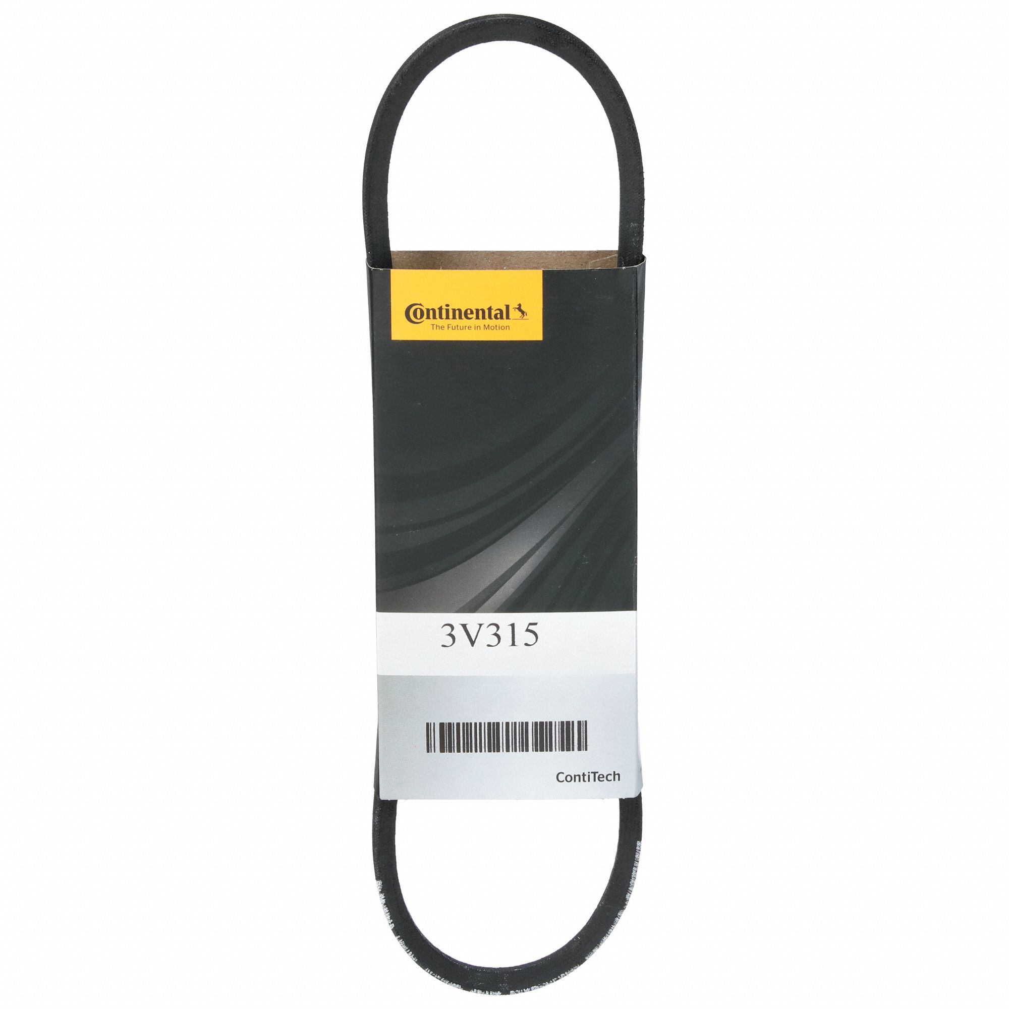 Wedge V-Belt: 3V250, 25 in Outside Lg, 3/8 in Top Wd, 5/16 in Thick, Polyester