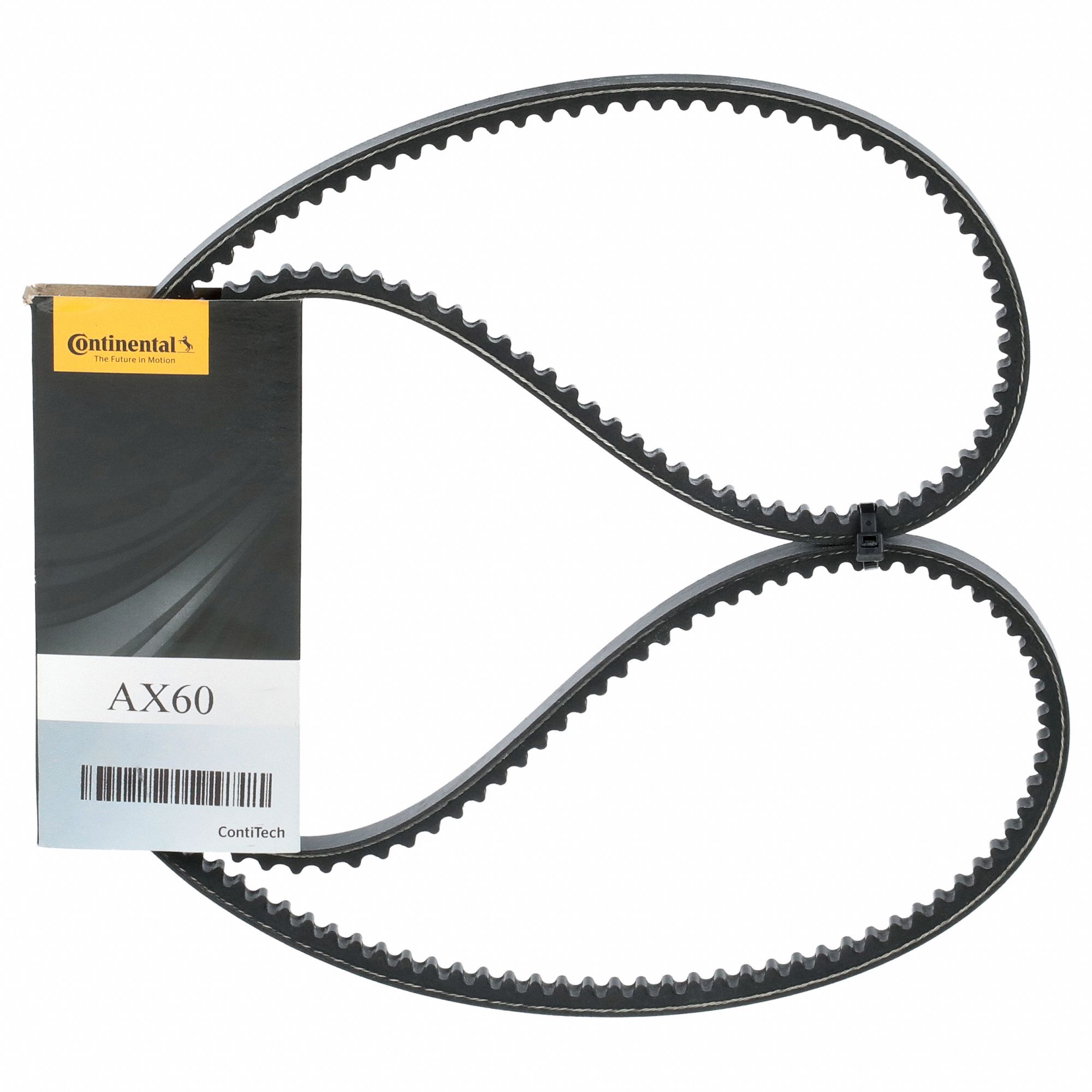 Cogged V-Belt: AX39, 41 in Outside Lg, 1/2 in Top Wd, 5/16 in Thick, Polyester