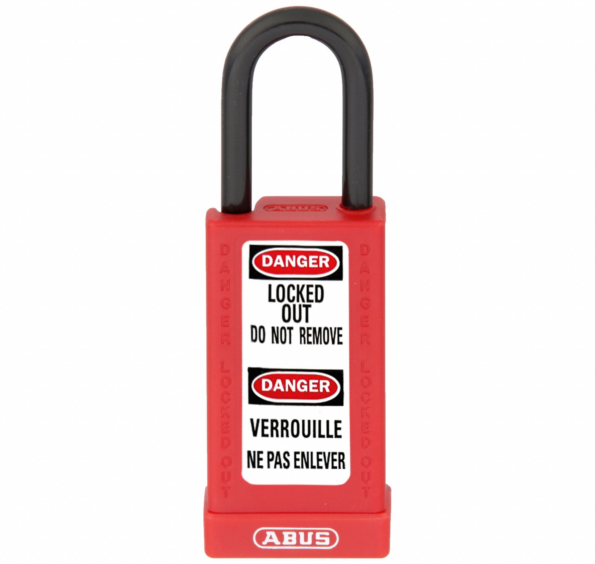 Keyed Padlock, 3/4" W x 1-1/2" H Shackle