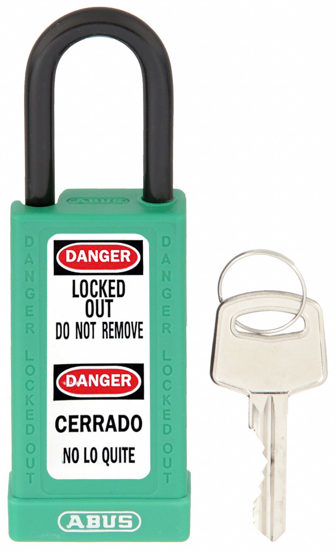 Keyed Padlock, 3/4" W x 1-1/2" H Shackle