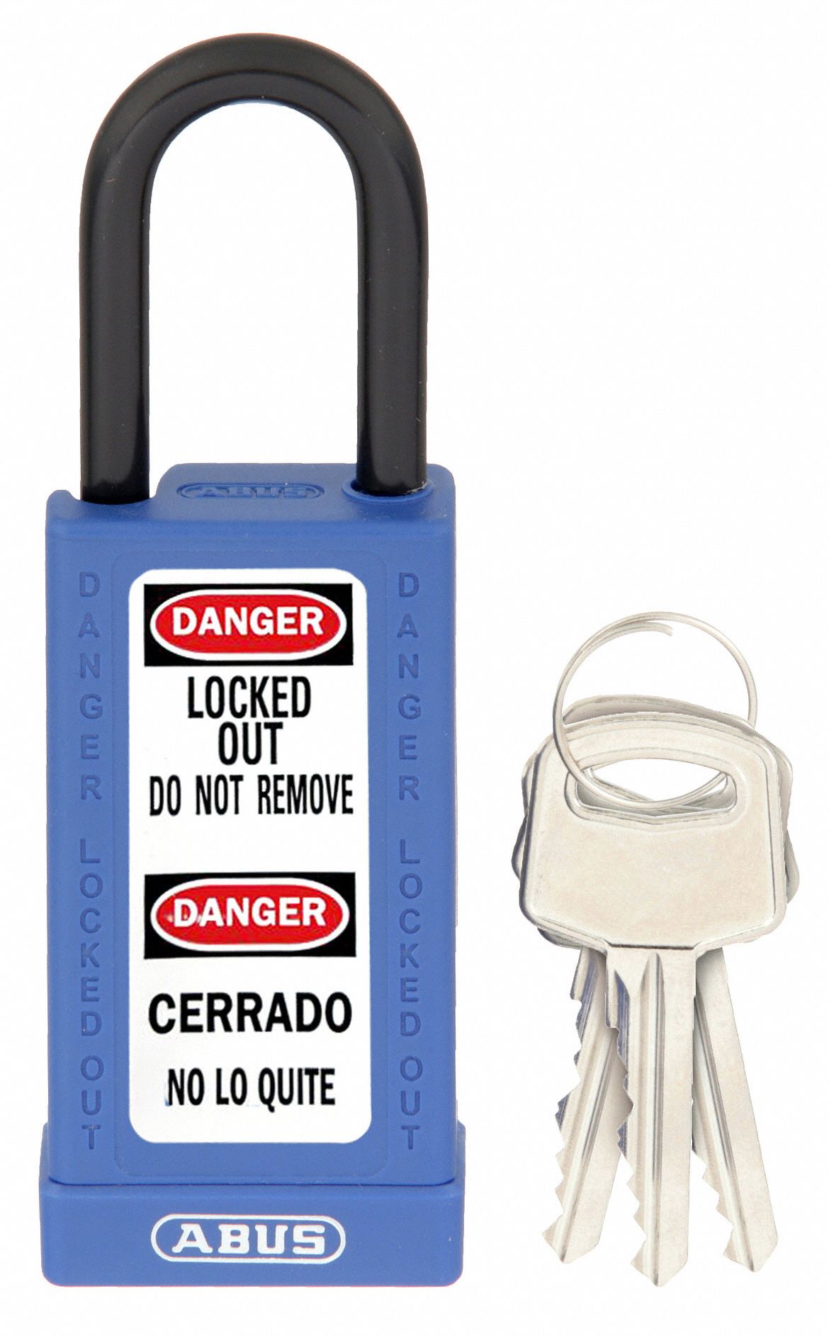 Keyed Padlock, 3/4" W x 1-1/2" H Shackle