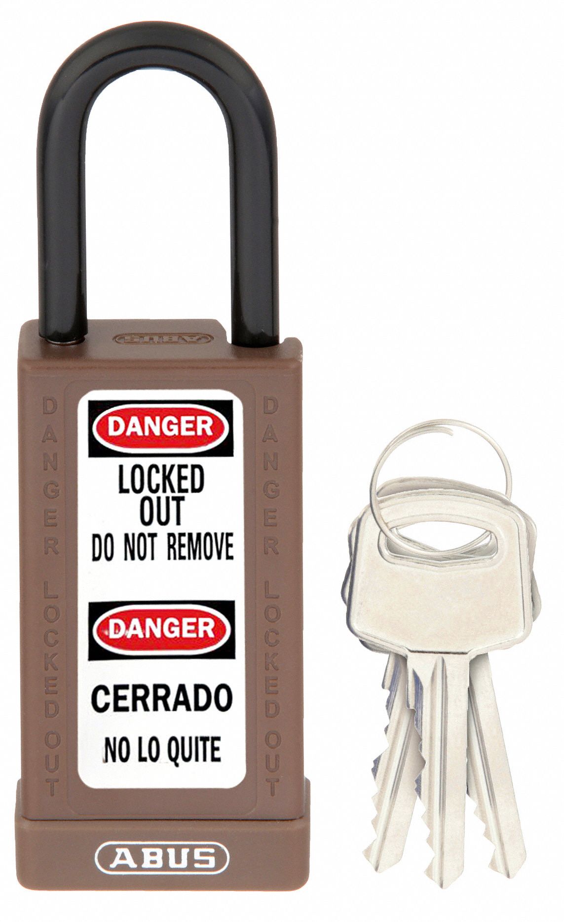 Keyed Padlock, 3/4" W x 1-1/2" H Shackle