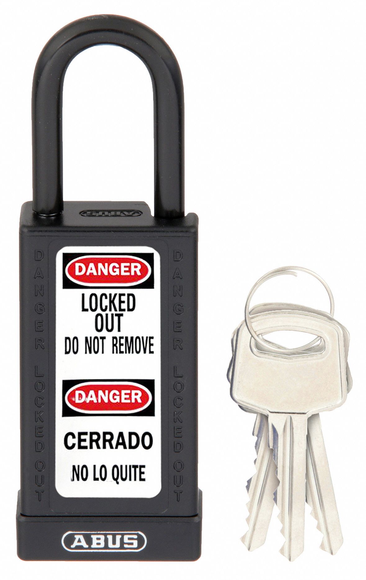 Keyed Padlock, 3/4" W x 1-1/2" H Shackle