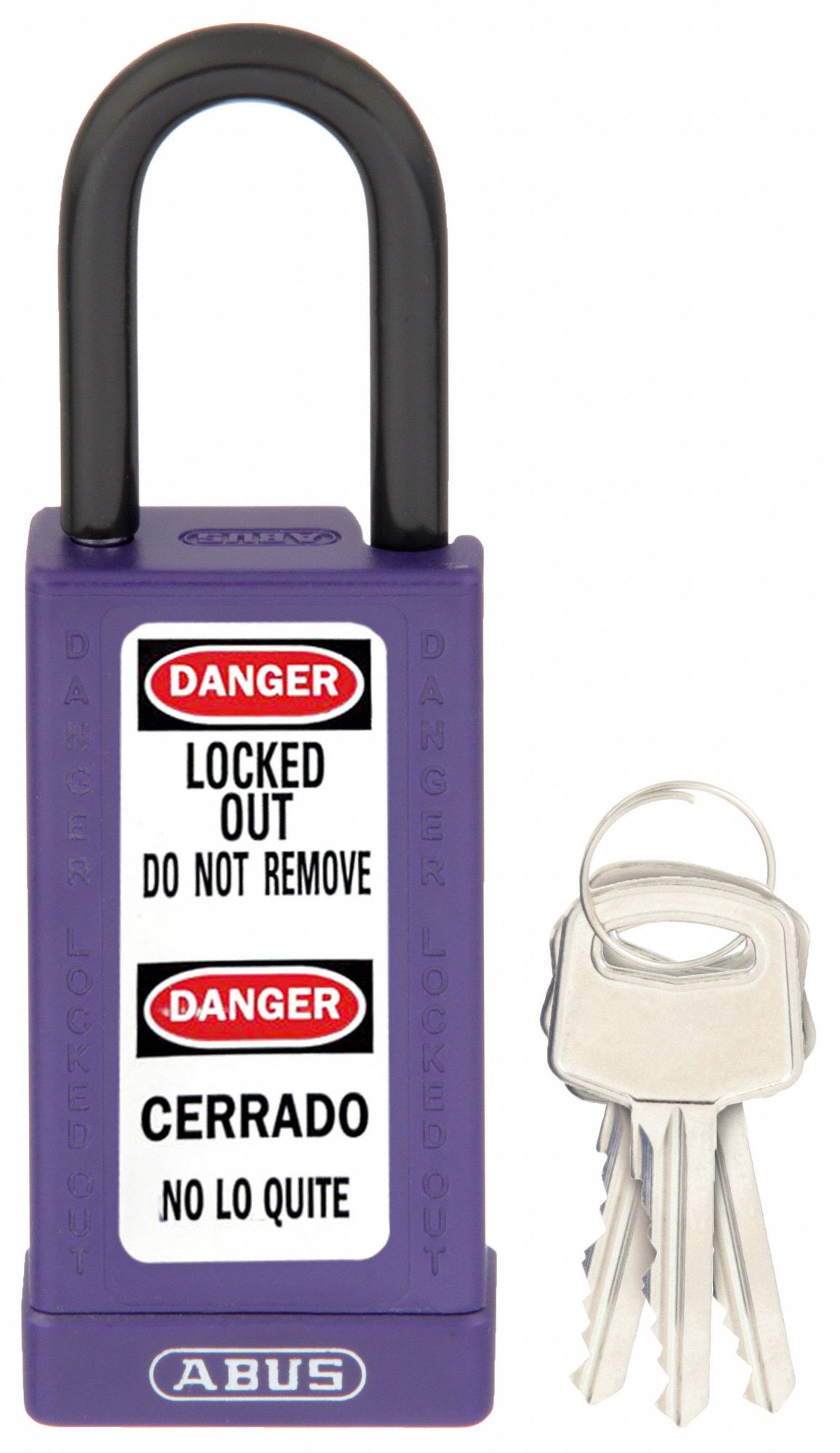 Keyed Padlock, 3/4" W x 1-1/2" H Shackle