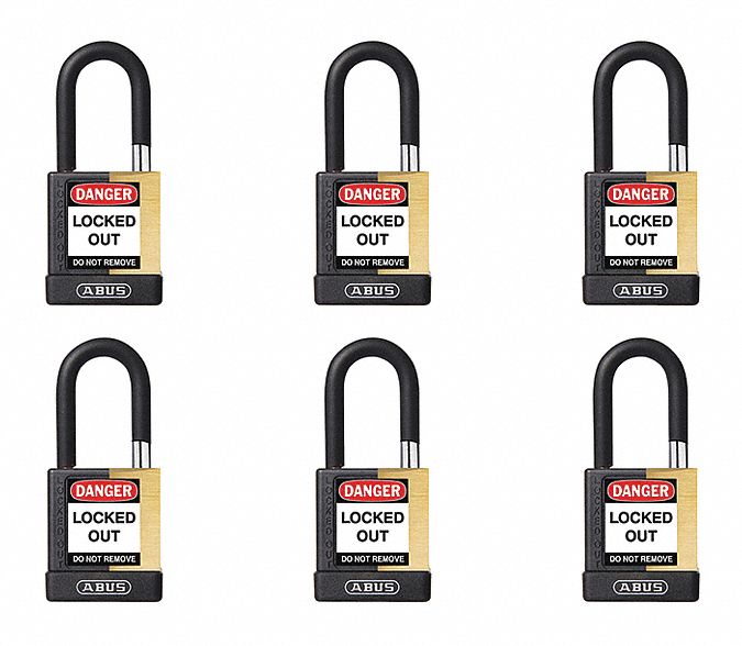 ABUS, Keyed Different, Brass, Keyed Padlock 459U4220153 Grainger