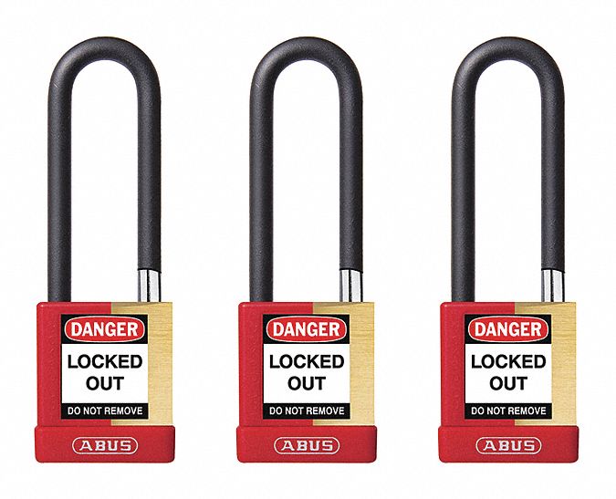 ABUS, Keyed Different, Brass, Keyed Padlock 459U4620157 Grainger