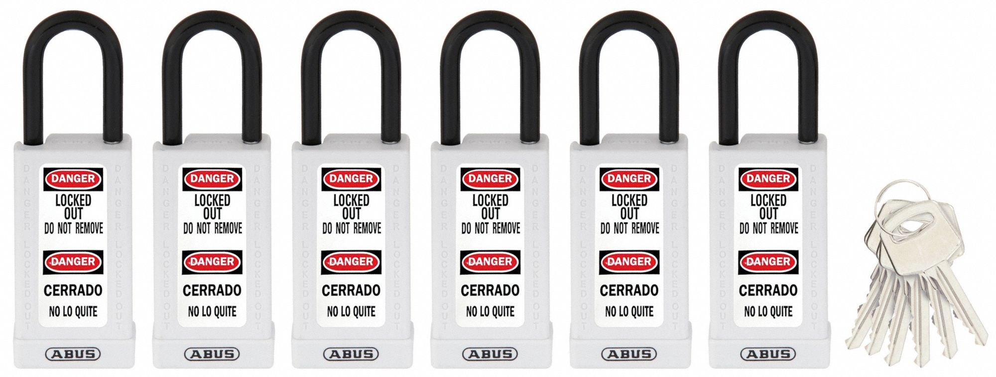 12 X Abus Keyed Alike Padlocks Concealed Shackle Padlock - Foto 8