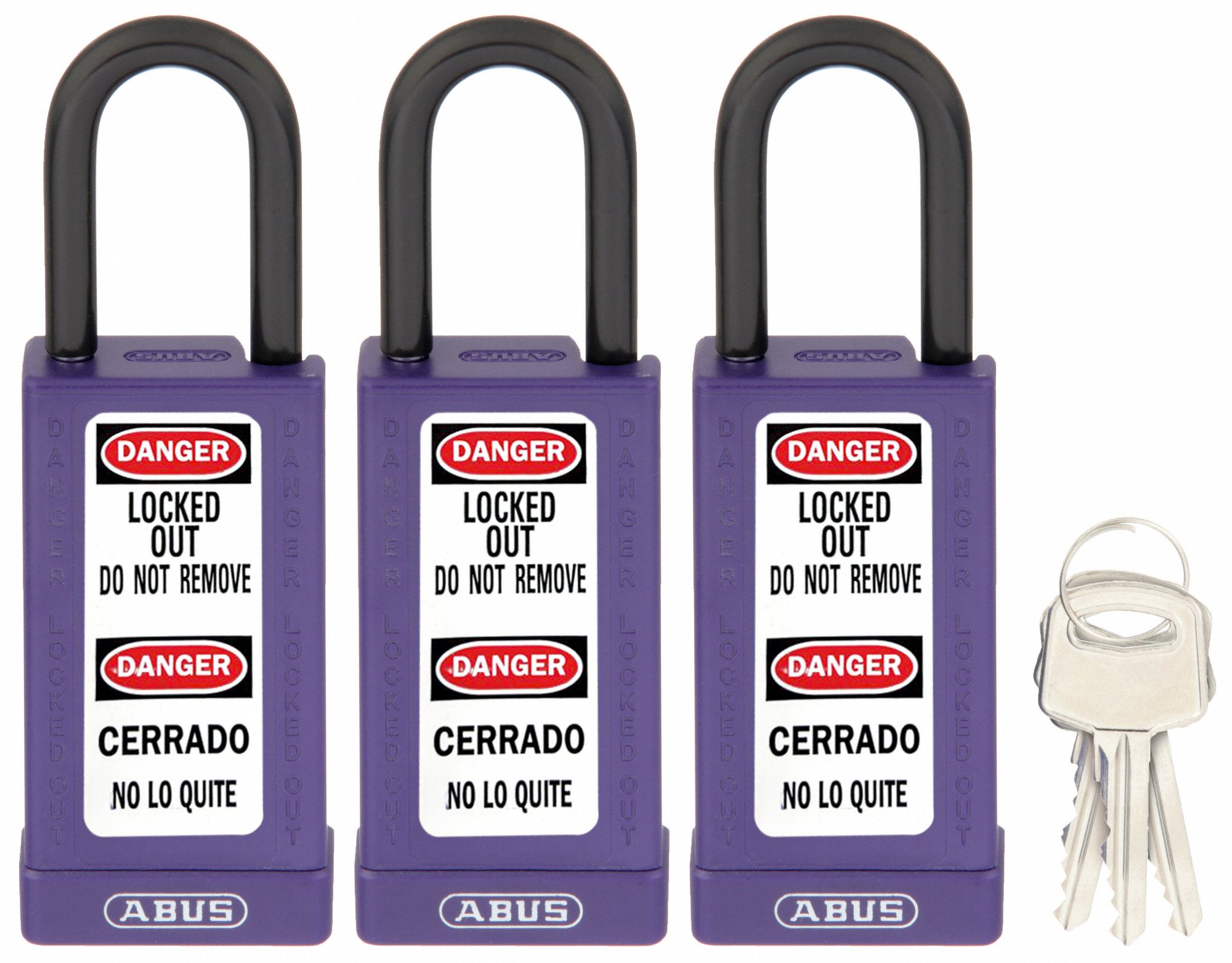 ABUS, Keyed Different, Brass, Keyed Padlock 459U7120183 Grainger