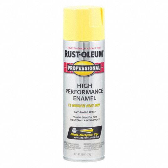 RUST-OLEUM, Yellows, Aluminum/Fiberglass/Metal/Plastic/Wood, Rust ...