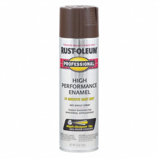 RUSTOLEUM Spray Paint, Dark Brown, 15 oz., PK6 459U947548838 Grainger