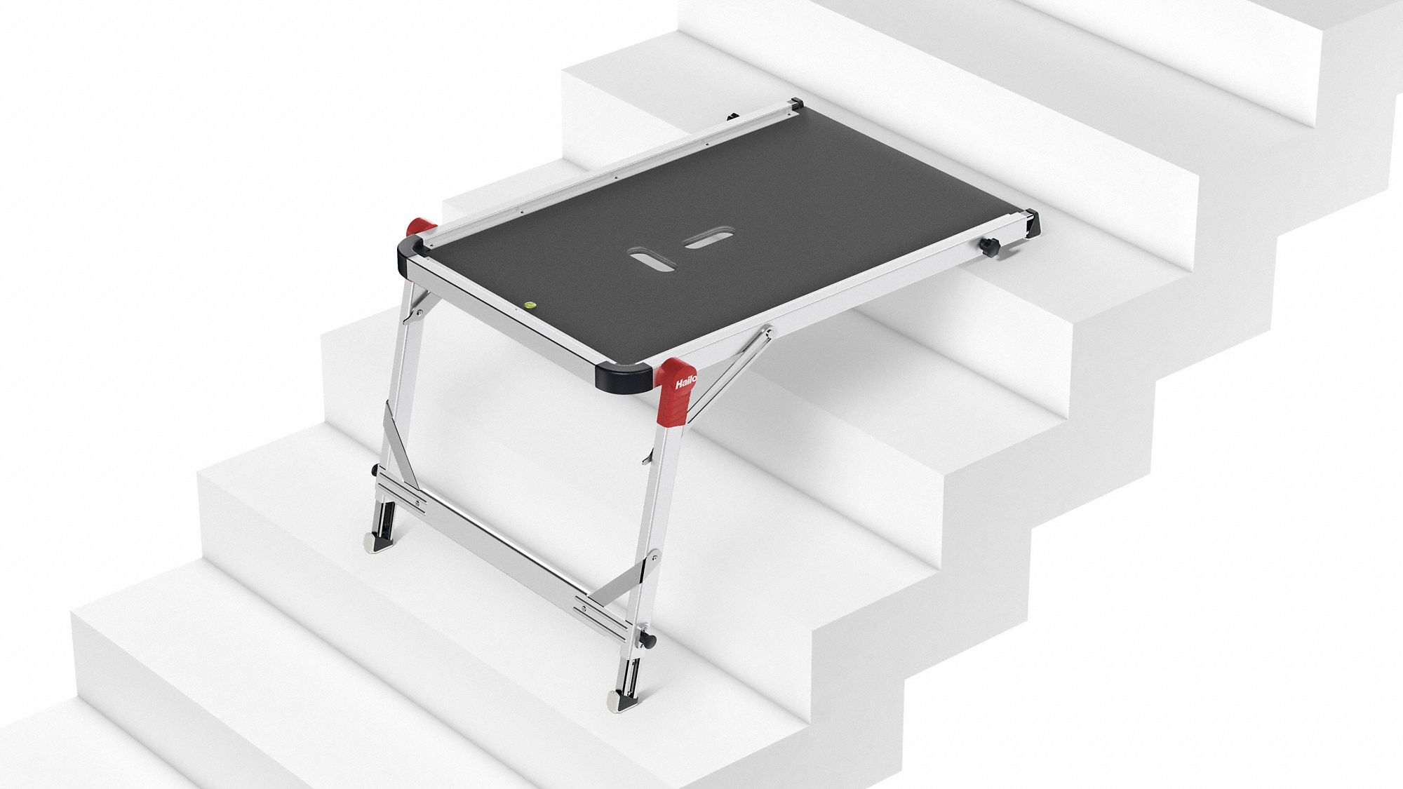 HAILO Ladder Platform Aluminum, 330 lb Load Capacity 459V129940001