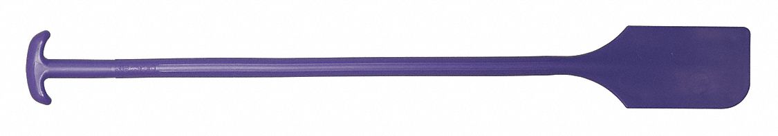 LONG MIXING PADDLE, TAPERED, T-HANDLE, -22 TO 176 ° F, PURPLE, 9 X 6 IN BLADE, 52 IN L, POLYPROPYLENE