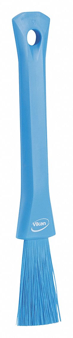 PASTRY BRUSH, SHORT HANDLE, BLUE BRISTLE, 8.07 X 1.81 X 0.39 IN, POLYESTER