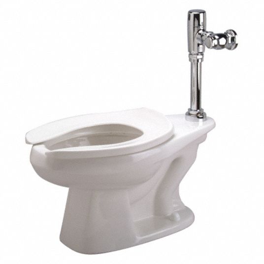 ZURN Single Flush, Sensor, Two Piece, Flush Valve Toilet, Elongated ...