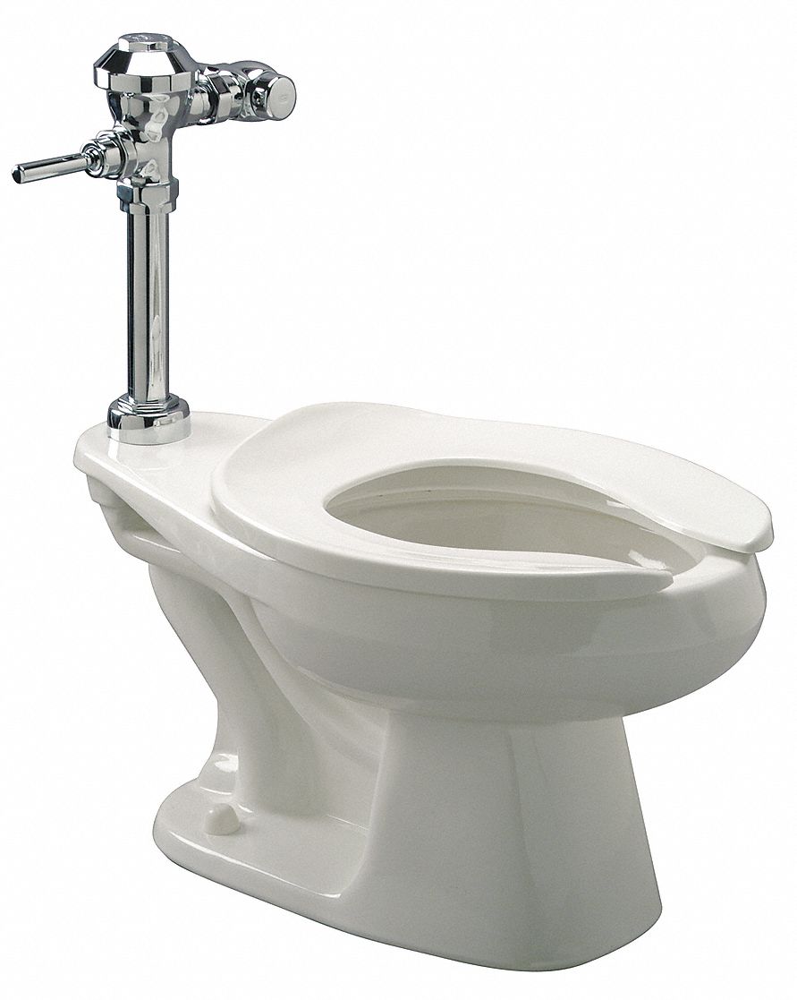 Single Flush, Oscillating Handle, Two Piece, Bedpan Flush Valve Toilet ...