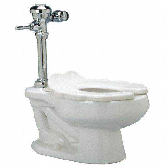 Flush valve outlet toilet