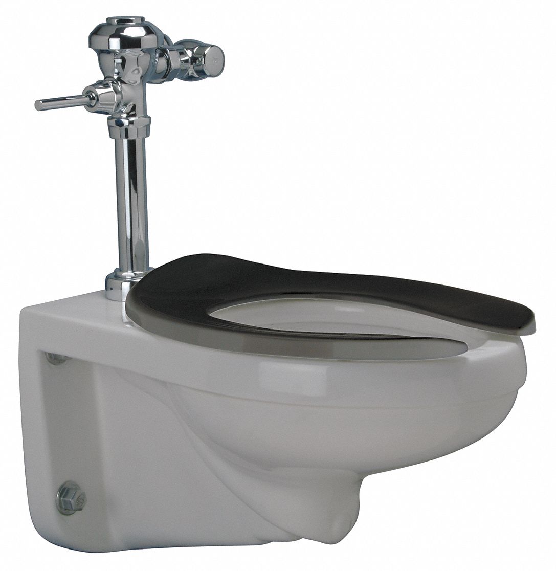 ZURN Single Flush, Oscillating Handle, Two Piece, Flush Valve Toilet