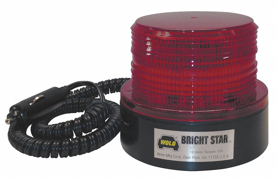 Stobe Light,Red,Flashing - Grainger