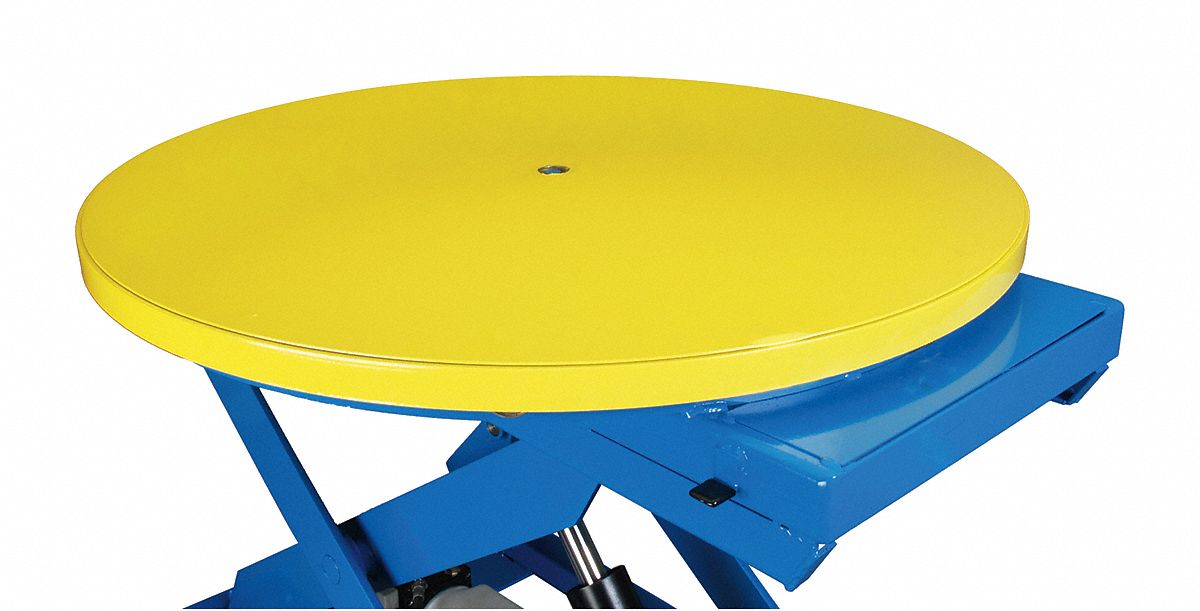 BISHAMON, Electric, 3,000 lb Load Capacity, Scissor Lift Table 45A267