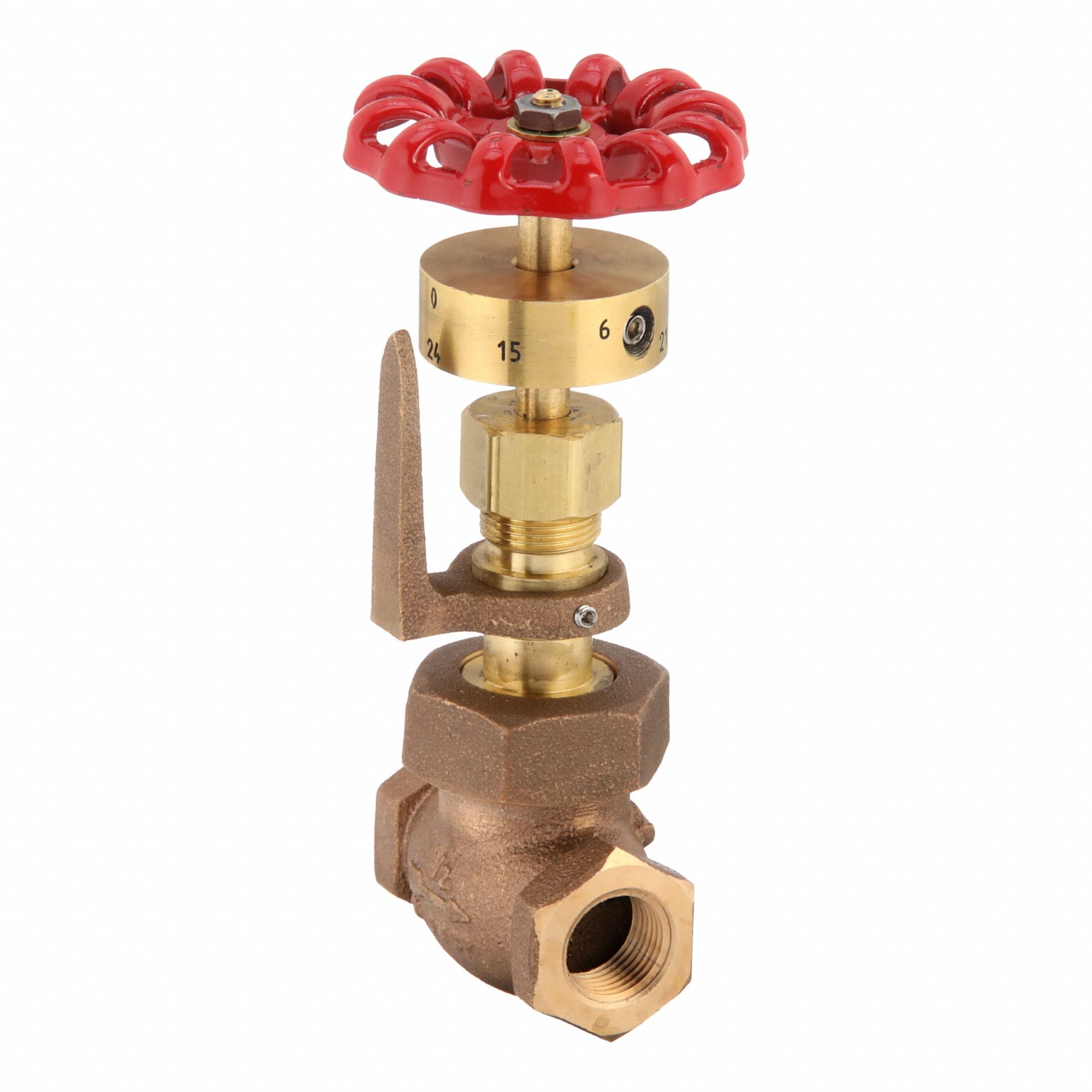 Gate Valve: For Gas/Oil/Steam/Water Media, Bronze, Z-Body, 1/2 in Pipe Size, FNPT