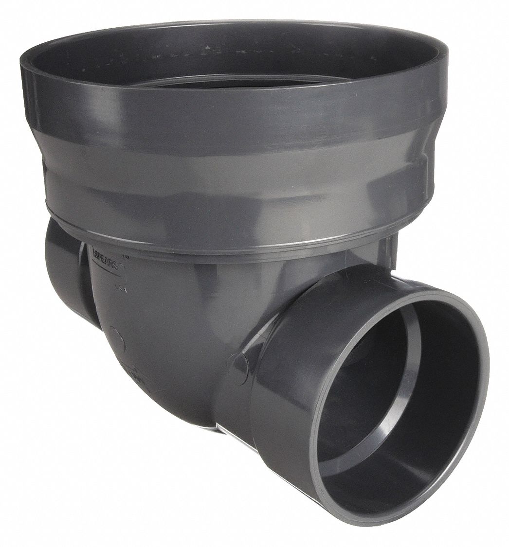 BACKWATER VALVE,4 IN.,PVC,120 DEG F