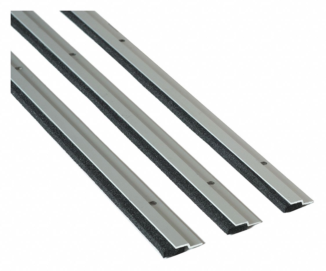 NATIONAL GUARD, Flat Insert, 7 ft Lg, Door Weatherstripping 45AC79