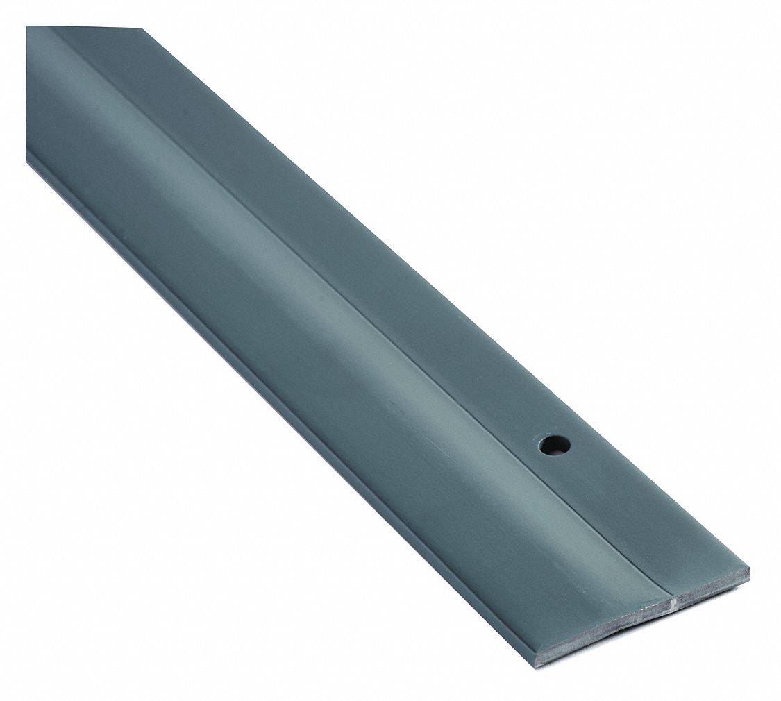 NATIONAL GUARD, 7 ft Lg, Steel /Steel Gray, Door Astragal 45AD38