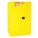 FLAMMABLES SAFETY CABINET, STANDARD, 90 GALLON CAPACITY, 43 X 34 X 66½ IN, YELLOW