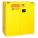 FLAMMABLES SAFETY CABINET, STANDARD, 30 GALLON, 43 X 18 X 45½ IN, YELLOW, HINGED