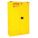 FLAMMABLES SAFETY CABINET, STANDARD, 45 GALLON, 43 X 18 X 66½ IN, YELLOW, HINGED