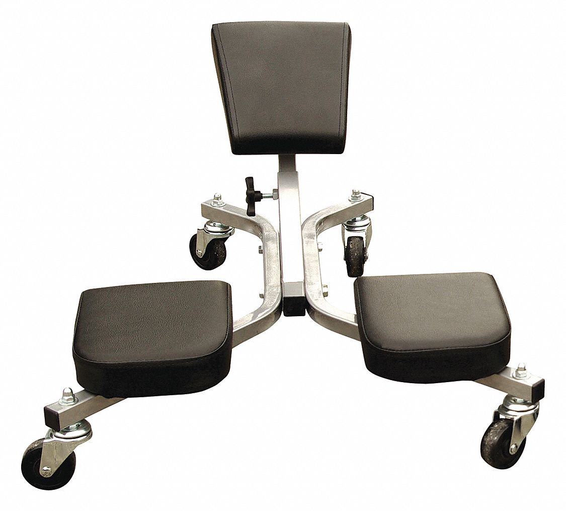 KNEE SAVER WORK SEAT, HEAVY-DUTY, ADJUSTABLE, 300 LB MAX LOAD CAPACITY